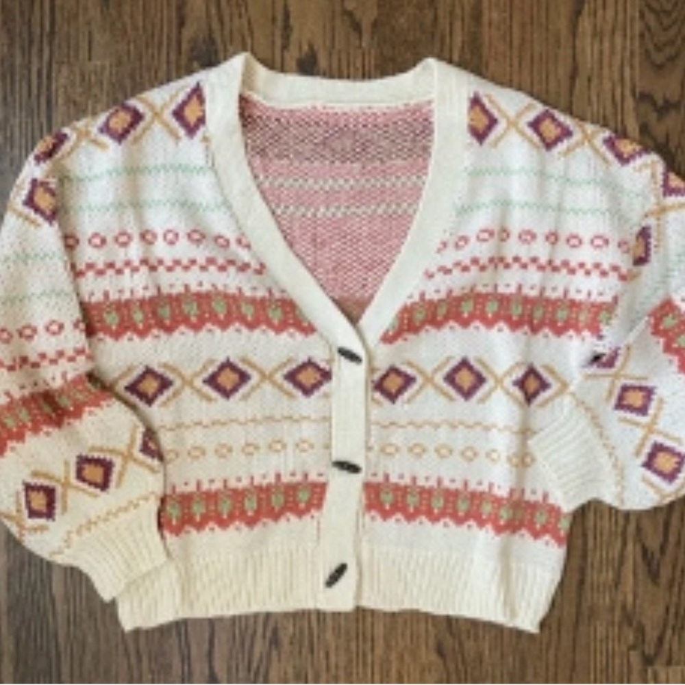 Mohave Western Print Boho Cardigan